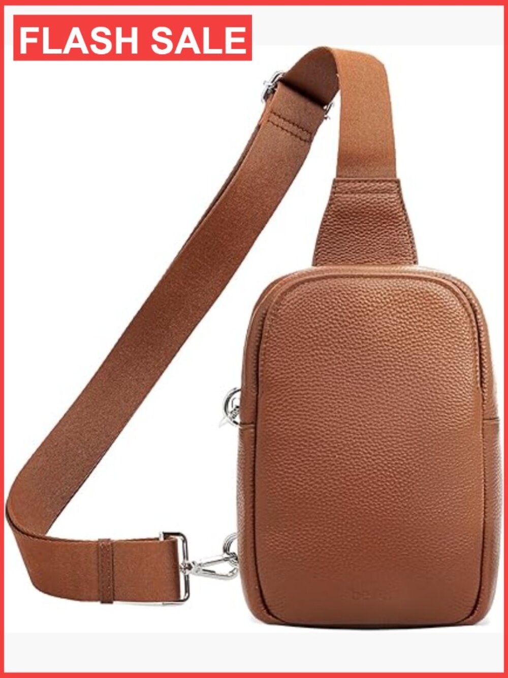Genuine Leather Anti-Theft Crossbody Bag RFID Sling Travel Purse